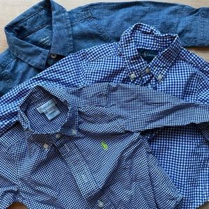 3 button down shirts for toddlers
